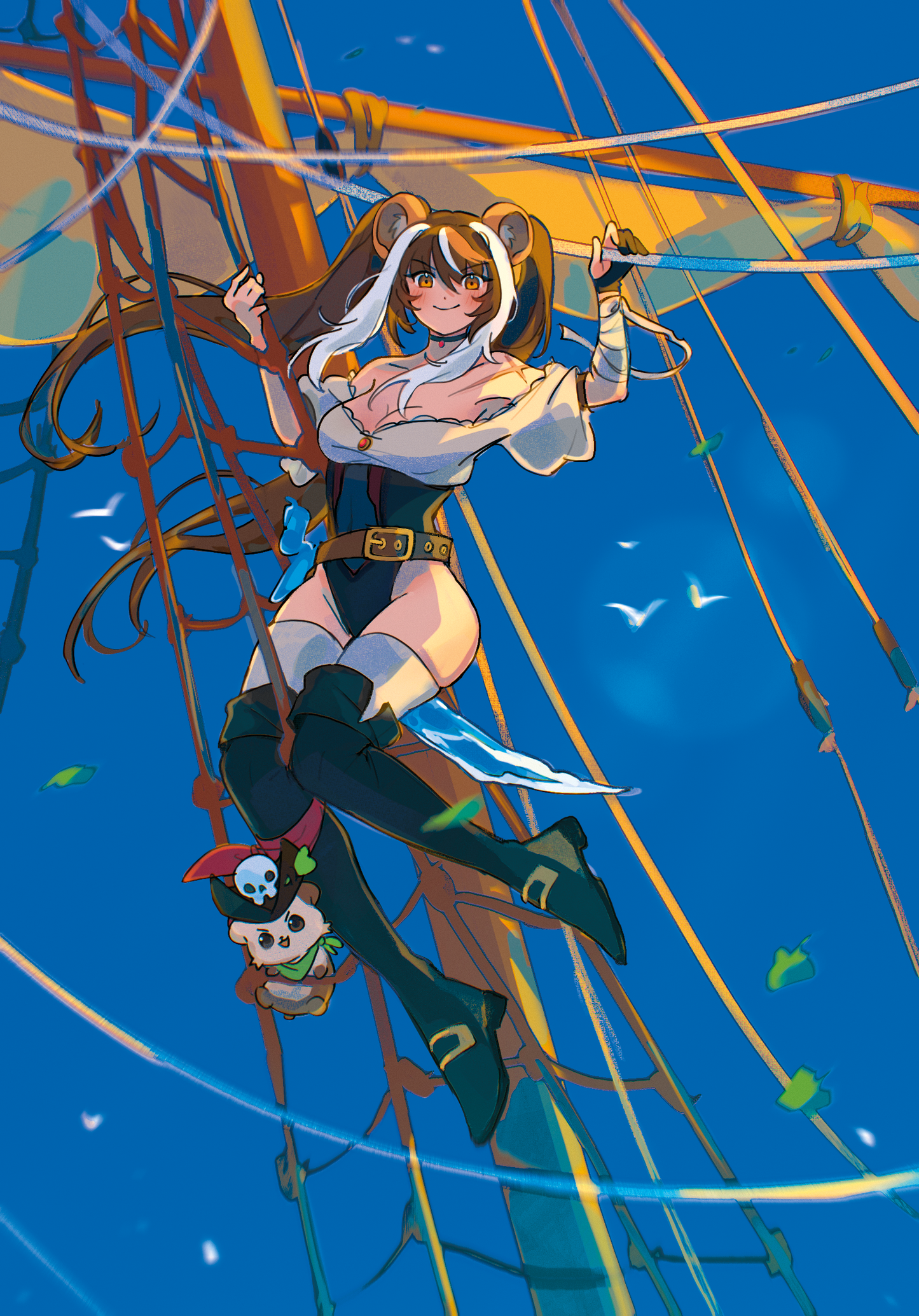 A3 Poster Baru und Hamilton segeln