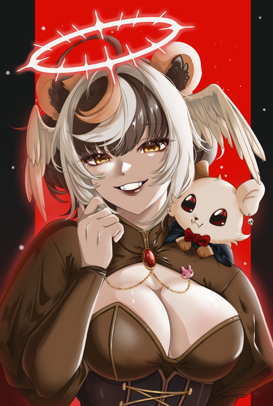 Postkarte SAINT OF THE SEVEN SEAS - mit Unterschrift