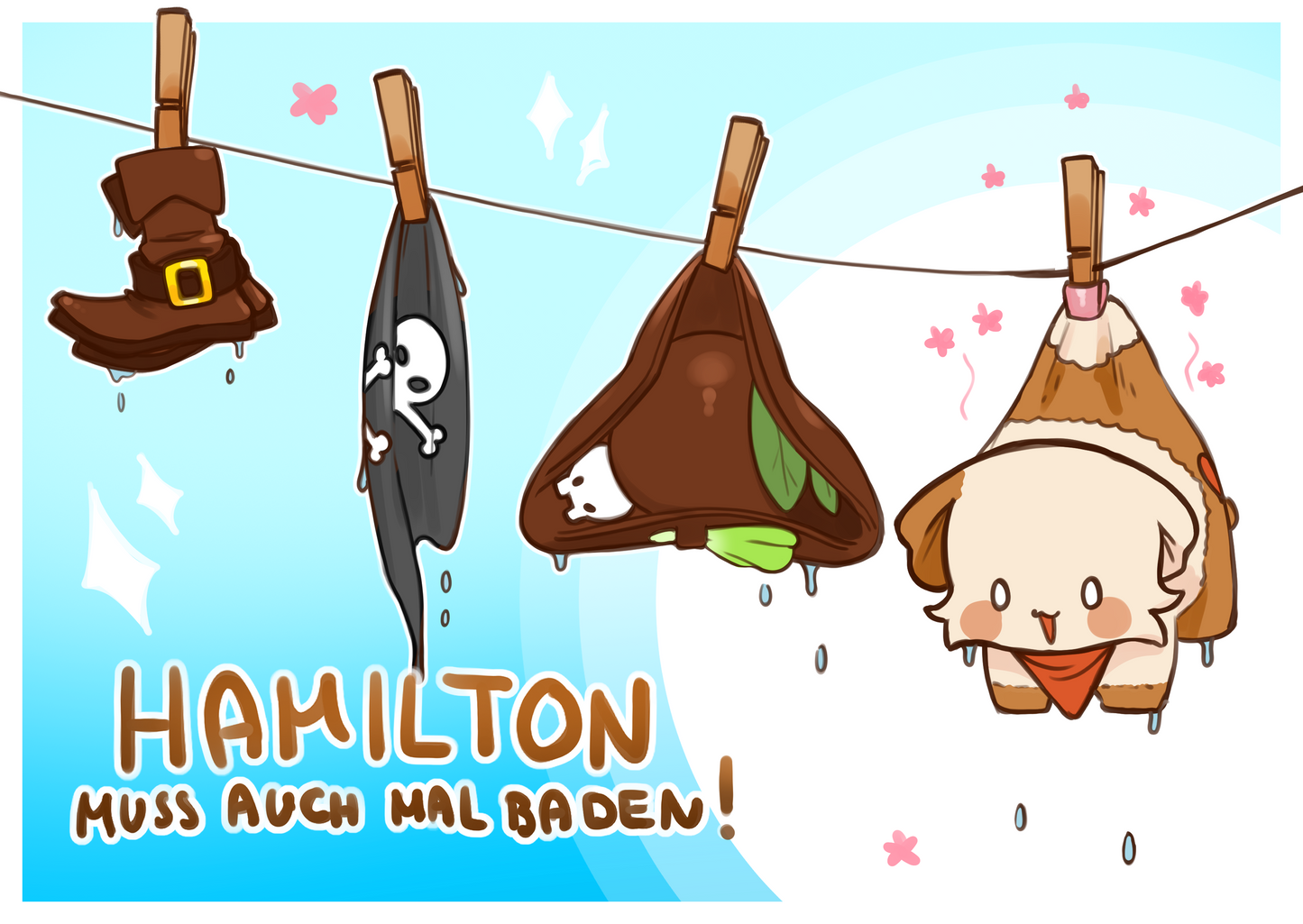 Hamilton Kuscheltier & Hamilton Postkarten